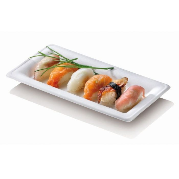 Bagasse/Suikerriet Bord "Karo" 260x130x15mm (50st/pak)