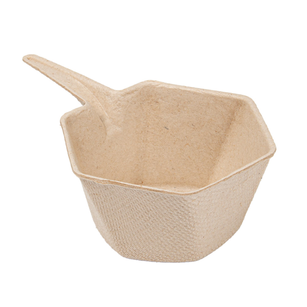 Hexagon containers Bagasse 5,5x3cm (100st/pak)