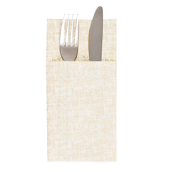 Kangaroo Napkins "Jazz" Ivory Airlaid 40x40cm (700pcs/case)