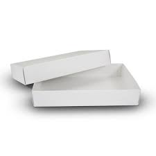 Apparel Boxes 2 piece 17x11x2-1/2 White Frost (50pcs/case)