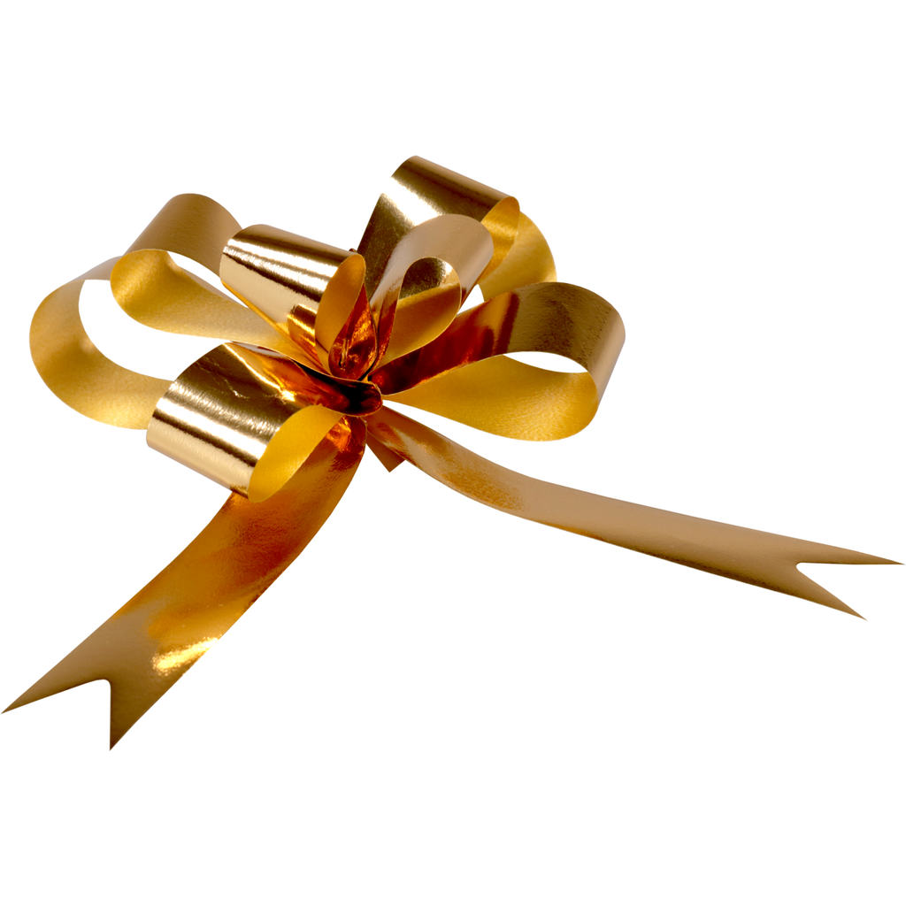 Snelstrik Metallic Goud 19mm 50cm 8-lussen (100st/doos)