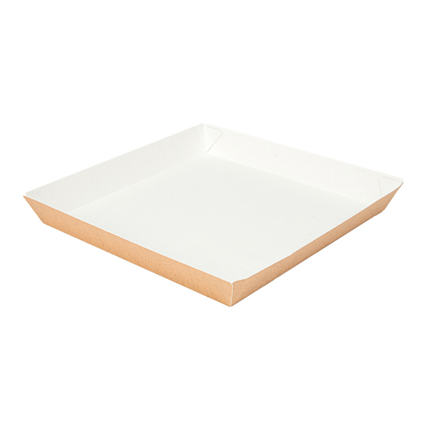 Plates The Pack 23x23x2,9cm Natural Kraft (50st/pak)