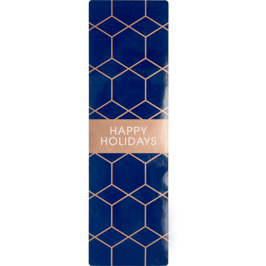 2-fles doos Mountain Lodge (Blauw/Koper/Wit) 190x95x330mm (per stuk)