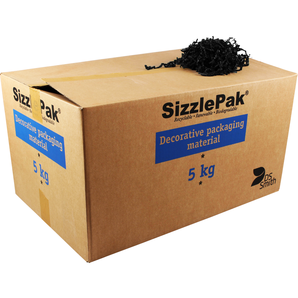 SizzlePak Vulmateriaal Papier Zwart (5kg/doos)