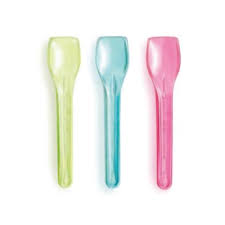 Ijslepel PS Ice Cream Spoons Red/Pink/Blue/Yellow or Green 1000pcs/pk lanca