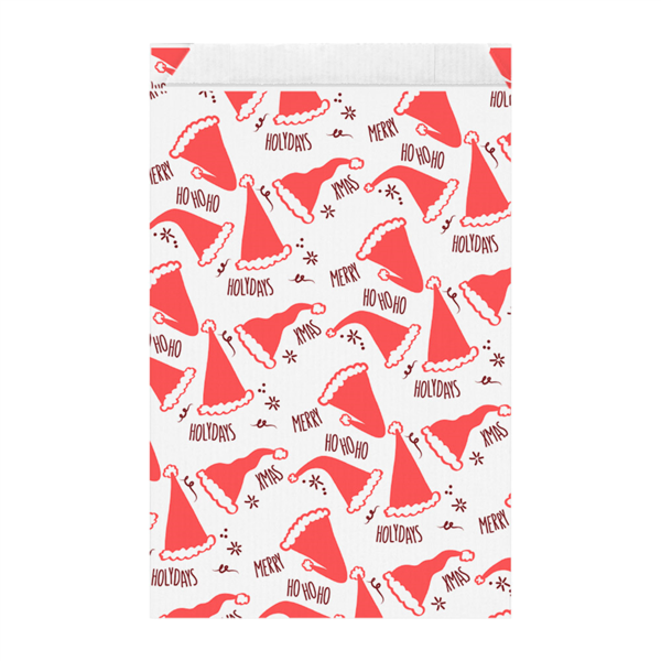 Flat Bags "Santa" 19+8x35cm (250st/pak)