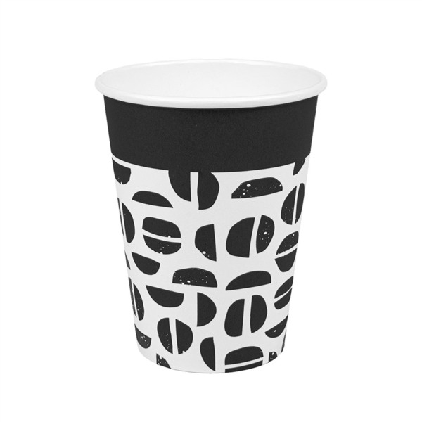 Hot Cup single Wall "Java" 360ml (12oz) White cardboard (50st/sleeve)