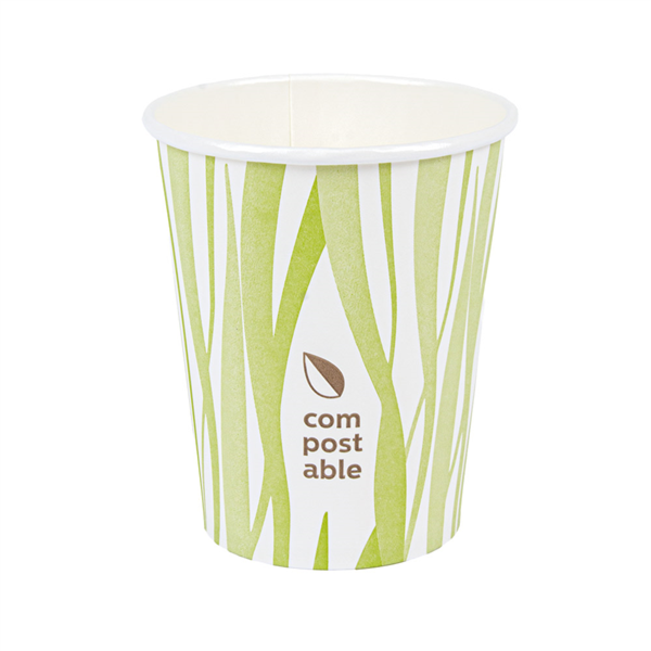 Cold/Hot cups Single Wall "Grass" 360ml (50st/pak) garcia