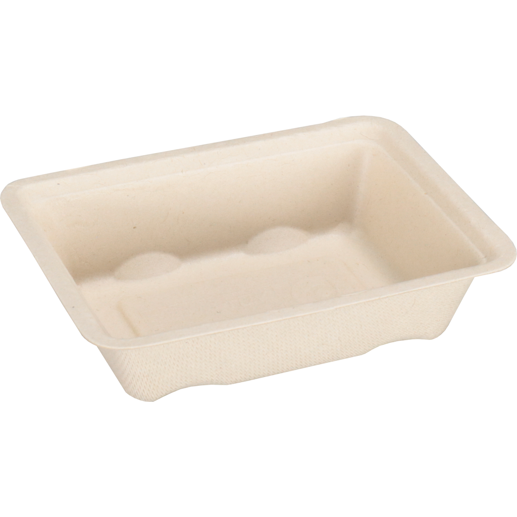 Suikerriet/Bagasse Snackbakje A7 (50st/pak)