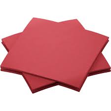 Napkins Bio Airlaid Dunisoft (DSF) 40x40cm Bordeaux 1/4-fold (6x60stuks)