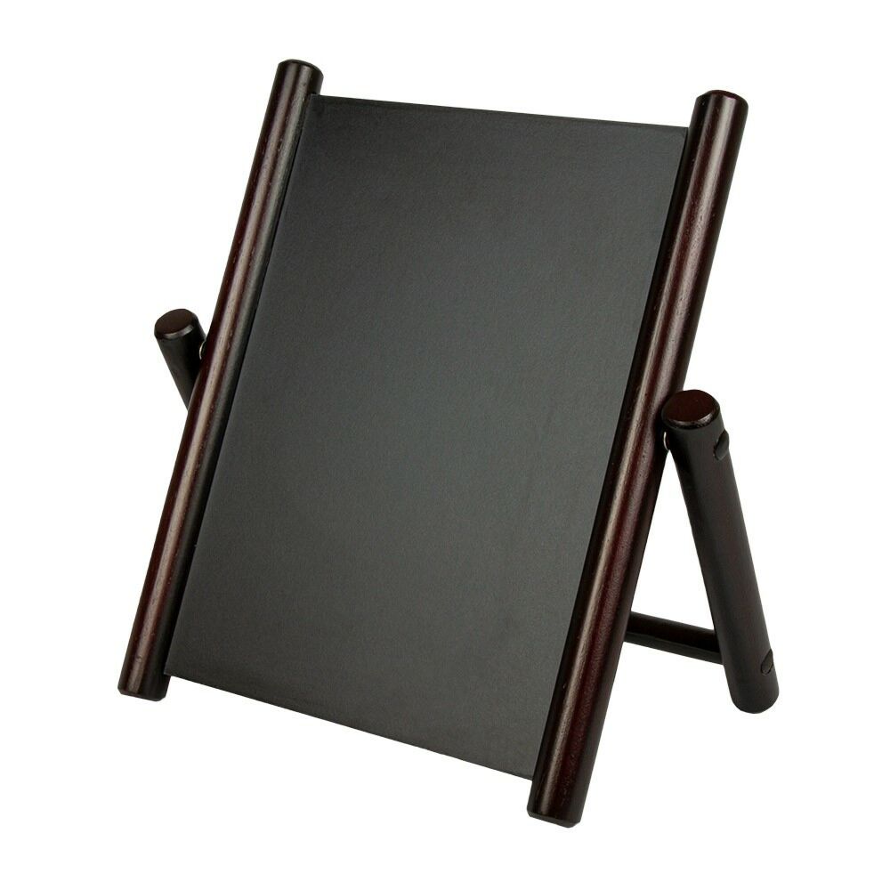 Tabletop Blackboard 32x32cm Black Wood (per stuk)
