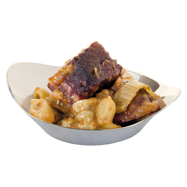 Amuse schaaltje 8x2cm Silver PS (50st/pak)