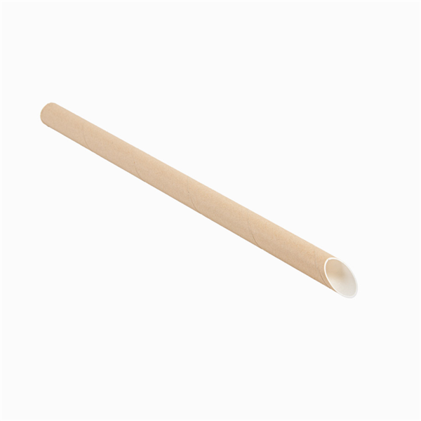 Straight Straws Bubble Tea 1,2x20cm Natural Kraft Paper (50st/pak)