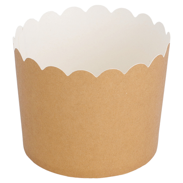 Muffin Cups 6x5,5cm Brown Cardboard (100st/pak)