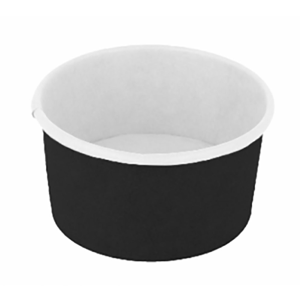 Ice Cream Tub (Cub) 300ml (10oz) Black 50/pk