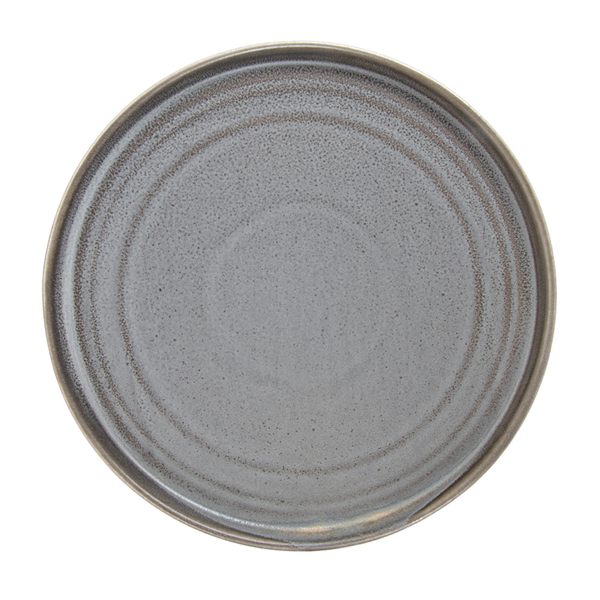 Plate 'Urban Akala' dia=22,5x2,2cm Cement Porcelain /plate