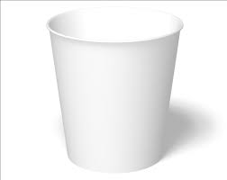 Coffee Cup 10 oz. White SQUAT (50/pk)