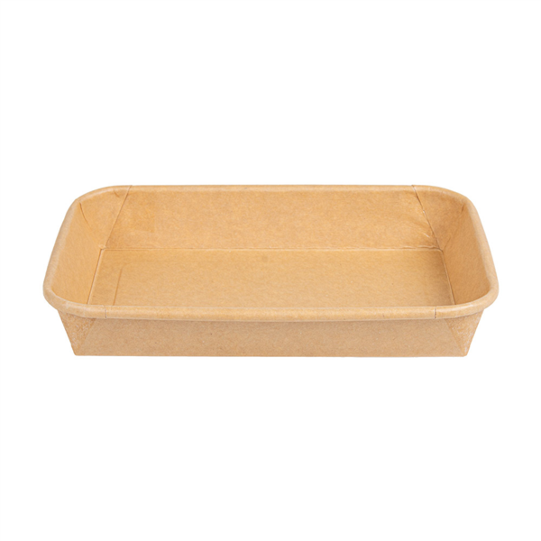 Containers for Sushi 16,5x11,5x2,4cm Natural Kraft (50st/pak) lid=268.93