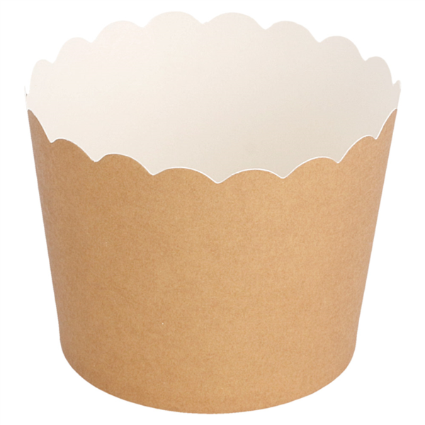 Muffin Cups 5x4,5cm Brown Cardboard (100st/pak)