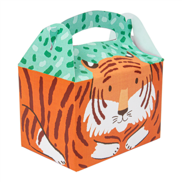 Children's Menu Boxes "Tiger" 15,5x10,5x17,5cm (50st/pak)