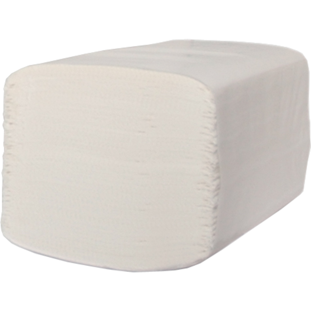 Papieren handdoek Z-vouw Wit 2-laags 21x24cm (20x160st/pak)