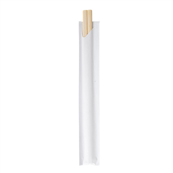 Wrapped Chopsticks 20cm Natural Bamboo (100st/pak)