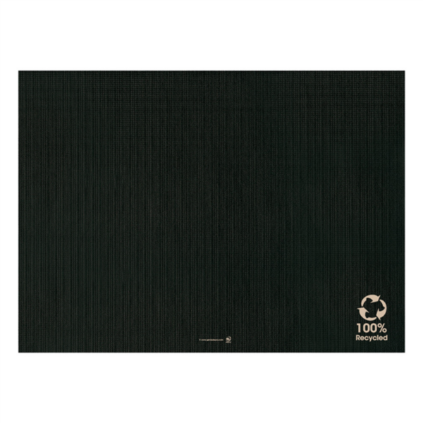 Placemats 31x43cm Black Recycled paper (1000st/doos)