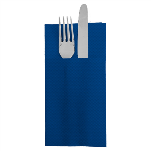 Napkins Kangaroo "Double Point" 39x40cm Navy Blue (50st/pak)