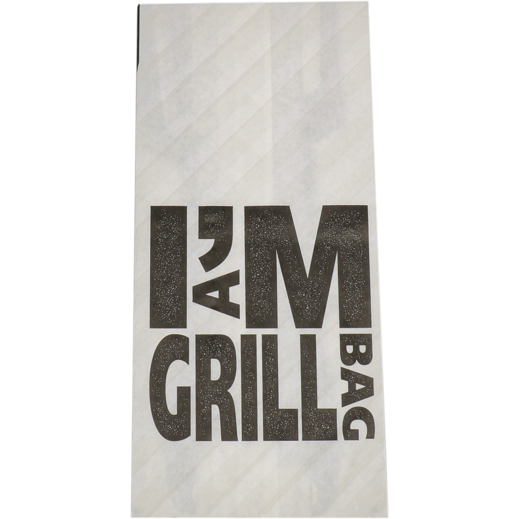 Grillzak "I'm a grill bag" 13+2x4x28cm (100st/pak)