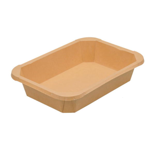 Rectangular Containers 900ml 21,6x15,4x4cm Kraft (50st/pak)
