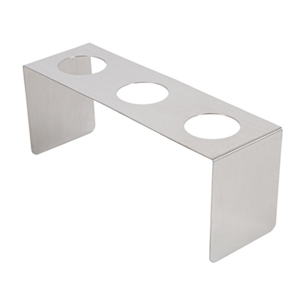 Stand for 3 cones Artinox 22x7x8,5cm Silver stainless steel (per stuk)