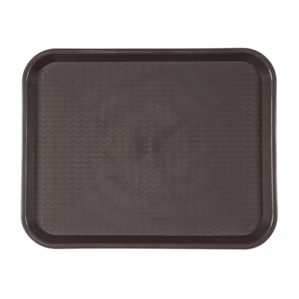 Fast Food Serving Tray 27,5x35,5x2cm Chocolate (per stuk)