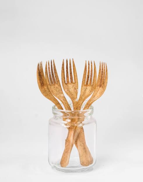 Biodegradable Vegetable Fiber Fork 17cm (25st/pak)