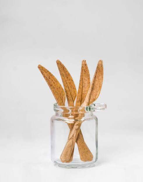 Biodegradable Vegetable Fiber Knife 17cm (25st/pak)
