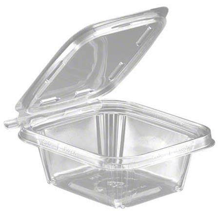 12oz. Square Temper resistant container Clear TUB 240/cs