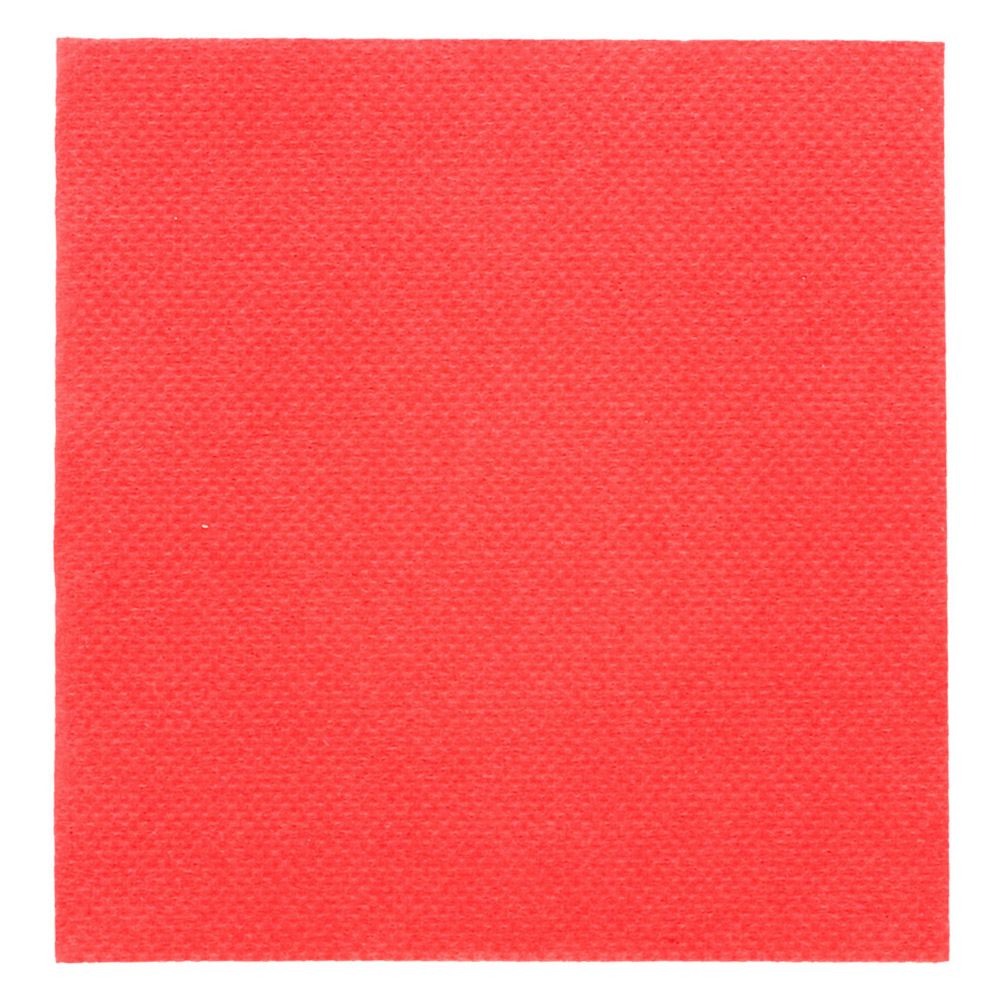 Napkins Double Point Red 20x20cm 1/4-fold 100/pk