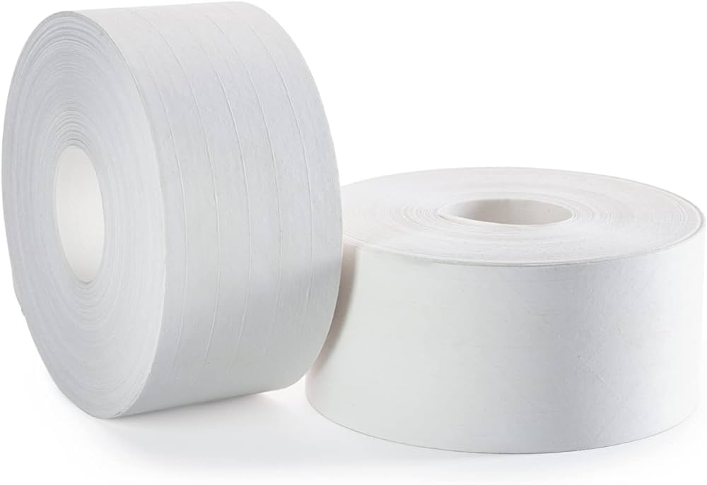 Gummed Water actived paper tape / Central 160 White Kraft 3''X 600 10 rol