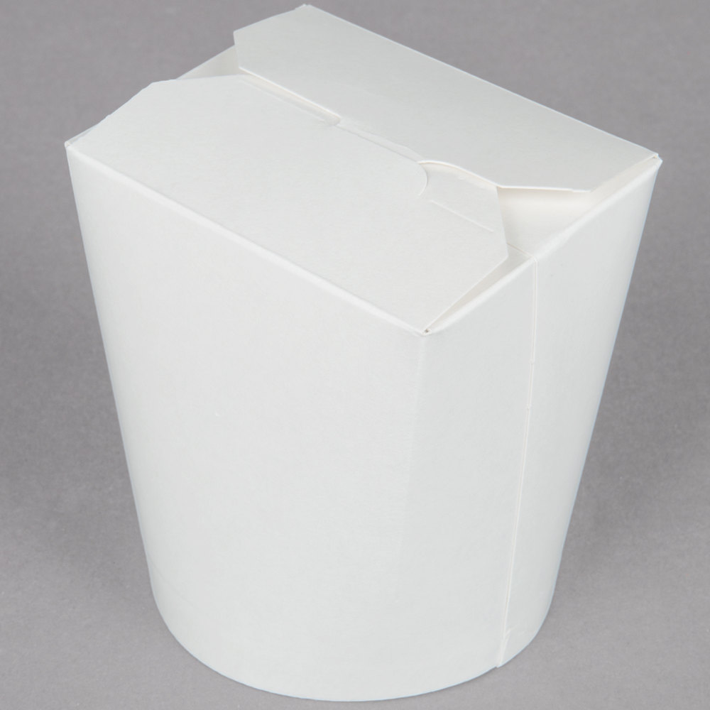 Smart Serve 16 oz 25 st/ds Fold-Pak Take out bakjes White non-printed