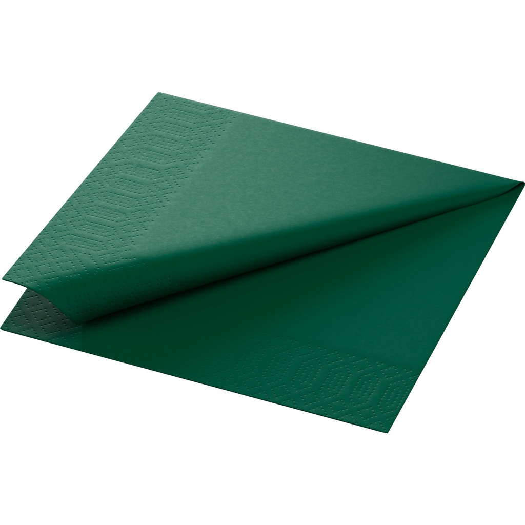 Napkins 2-ply Dark Green 33x33cm 2-ply 125st/pk