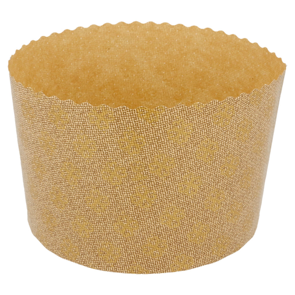 Panettone Cooking Molds 13,4x9,5cm Brown Cellulose (110st/pk)