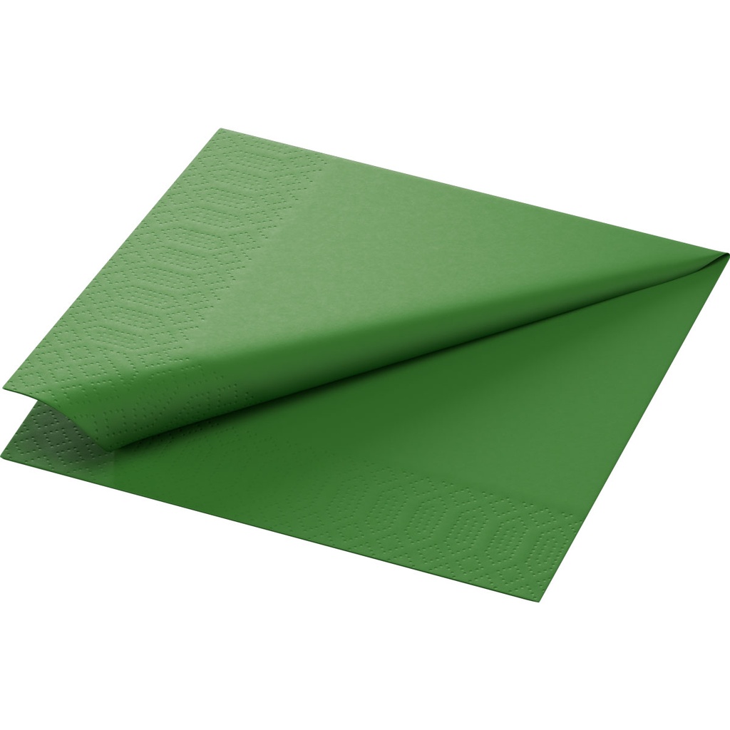 Napkins 2-ply Leaf Green 33x33cm 2-ply (125st/pak)