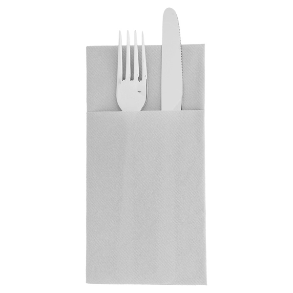 Napkins Airlaid "Kangaroo" 1/8-fold Grey 40x40cm (50pcs/cs)
