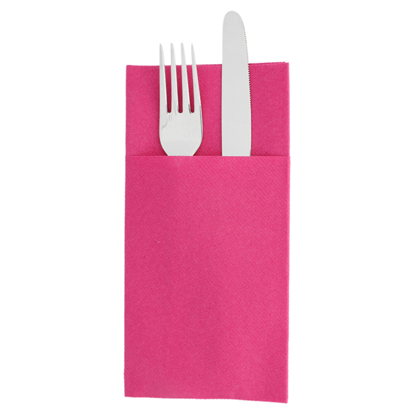 Napkins Airlaid "Kangaroo" 1/8-fold Fuchsia 40x40cm..(50pcs/cs)