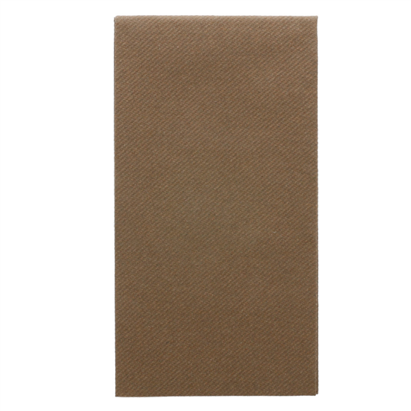Napkins 1/8-fold 40x40cm Chocolate Airlaid (25st/pak)