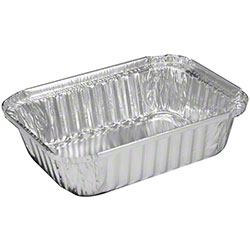 Aluminium pan Oblong 1.5 LB 50pcs/cs
