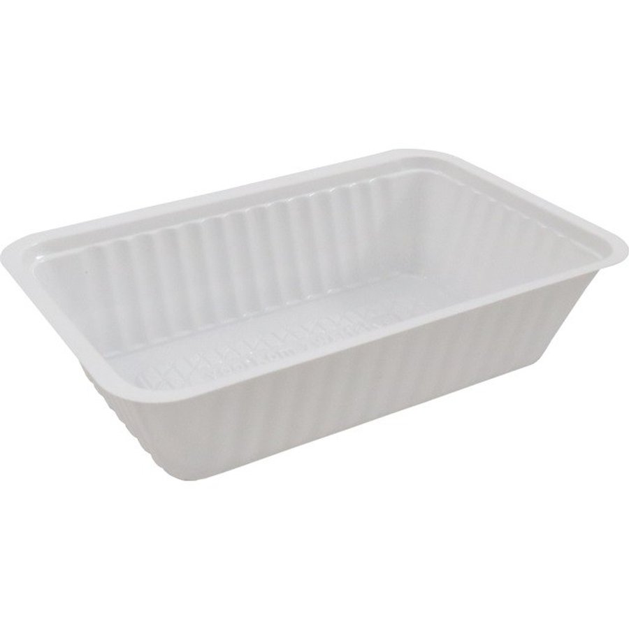 Fritesbakjes A9 wit 145x95x36mm 250st/ds