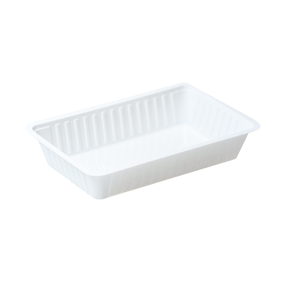 Fritesbakjes A14 pak 189x120x36mm (250st/krimp) (Wit)