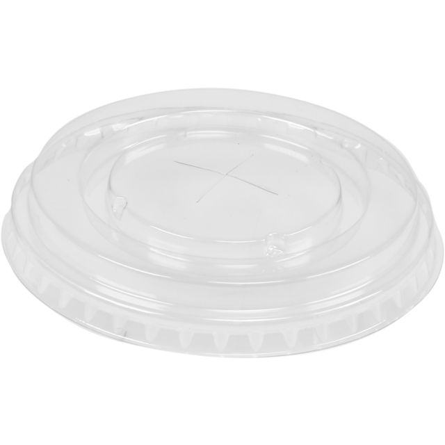 Deksel sapbeker vlak met X-slot voor item 600244 (50st/sleeve)