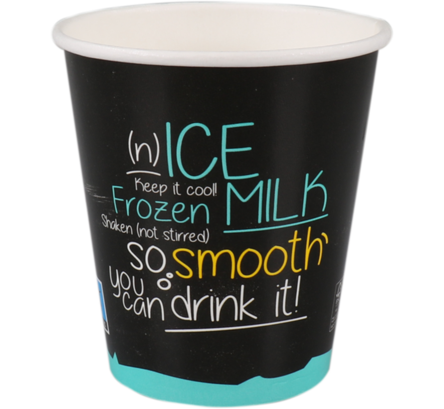 Milkshake beker "Ice is (N)ice" 10oz./300ml (50st/pak)