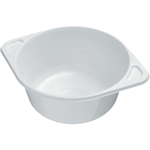 Plastic Soepkom 250ml wit  20st/pk
